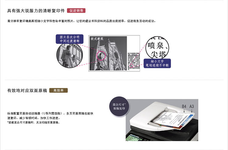 具有强大说服力的清晰复印件